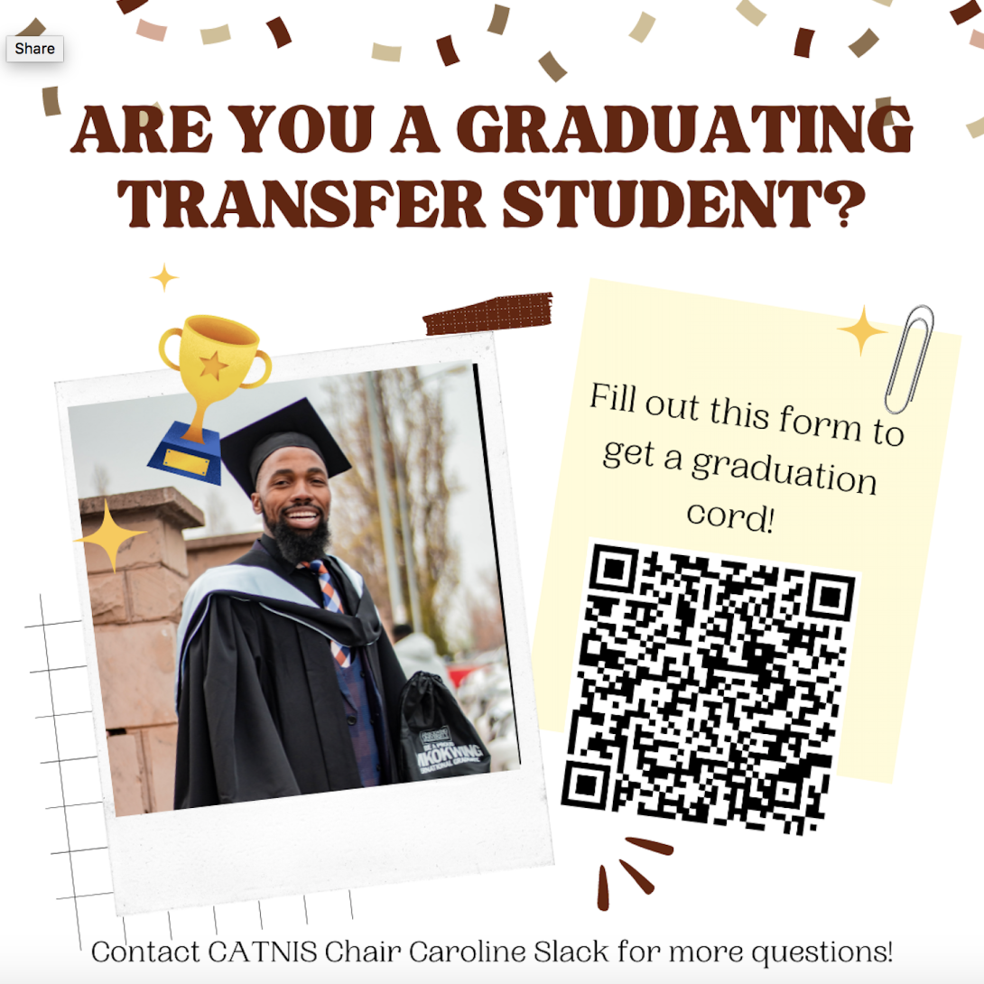 Free Graduation Cords for Transfer Students