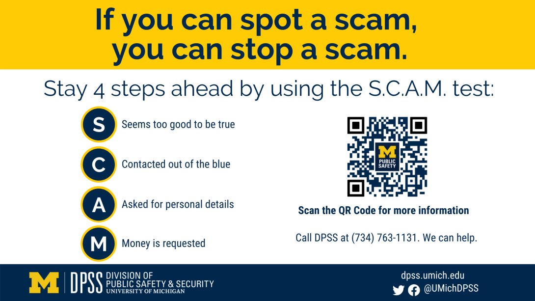 Spot A Scam Stop A Scam Off Campus Beyond The Diag Spot A Scam Stop A Scam Off Campus Beyond The Diag