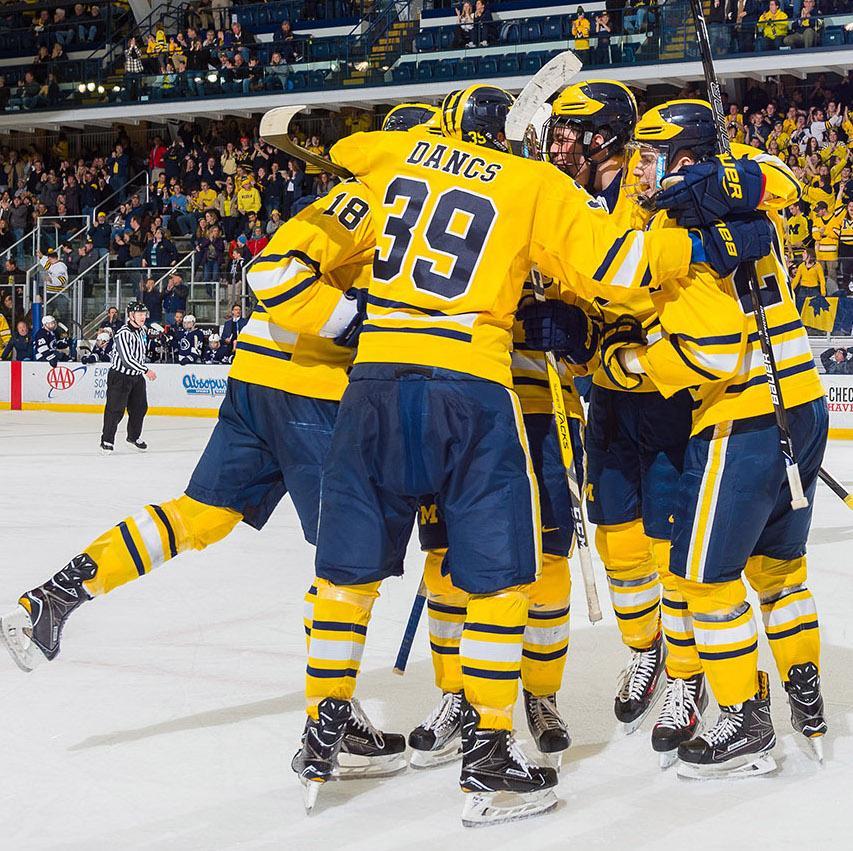 Photograph of hockey players 