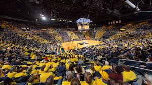 Photograph of the interior of Crisler Center.