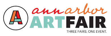 Ann Arbor Art Fair logo with the text "Three Fairs. One Event."